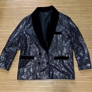 Zara Sequined Blazer